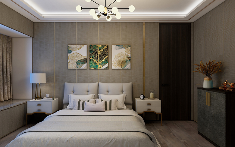 轻奢风格·寝室免漆门